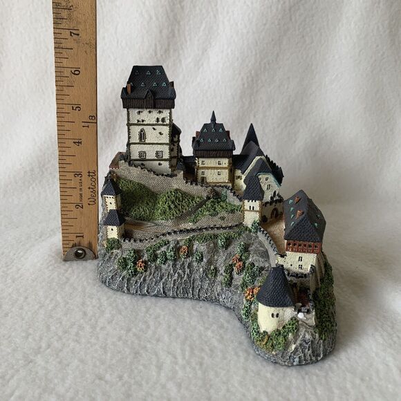 Vtg Danbury Mint Karlstejn Castle Enchanted Castles Of Europe Czech Republic - Picture 11 of 12